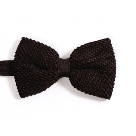 Nœud papillon marron glacé