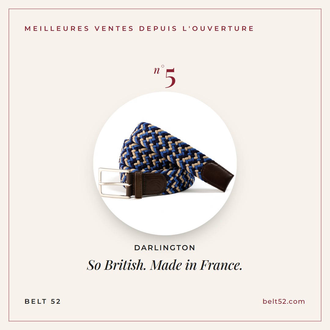 So British. Made in France.