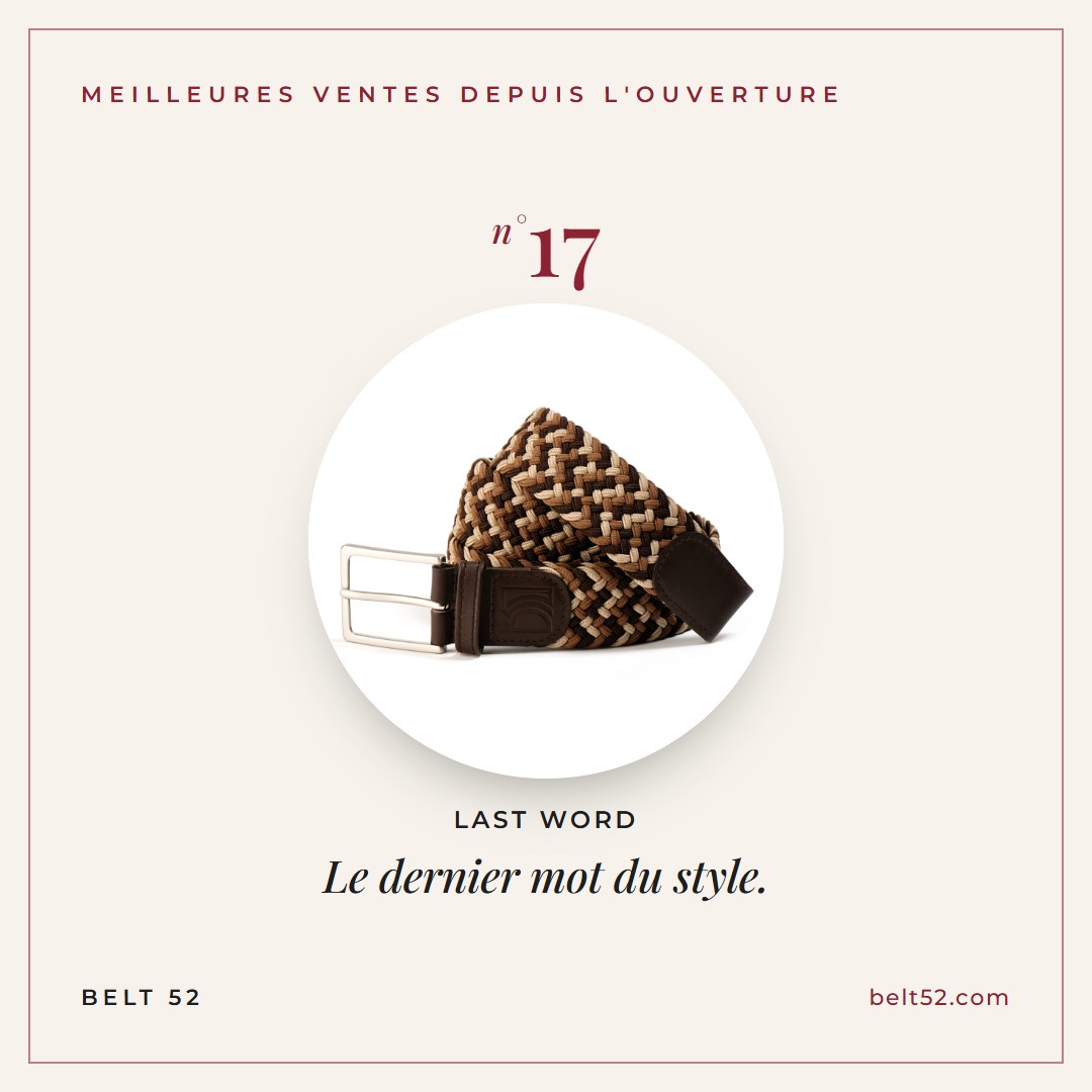 Le dernier mot du style.