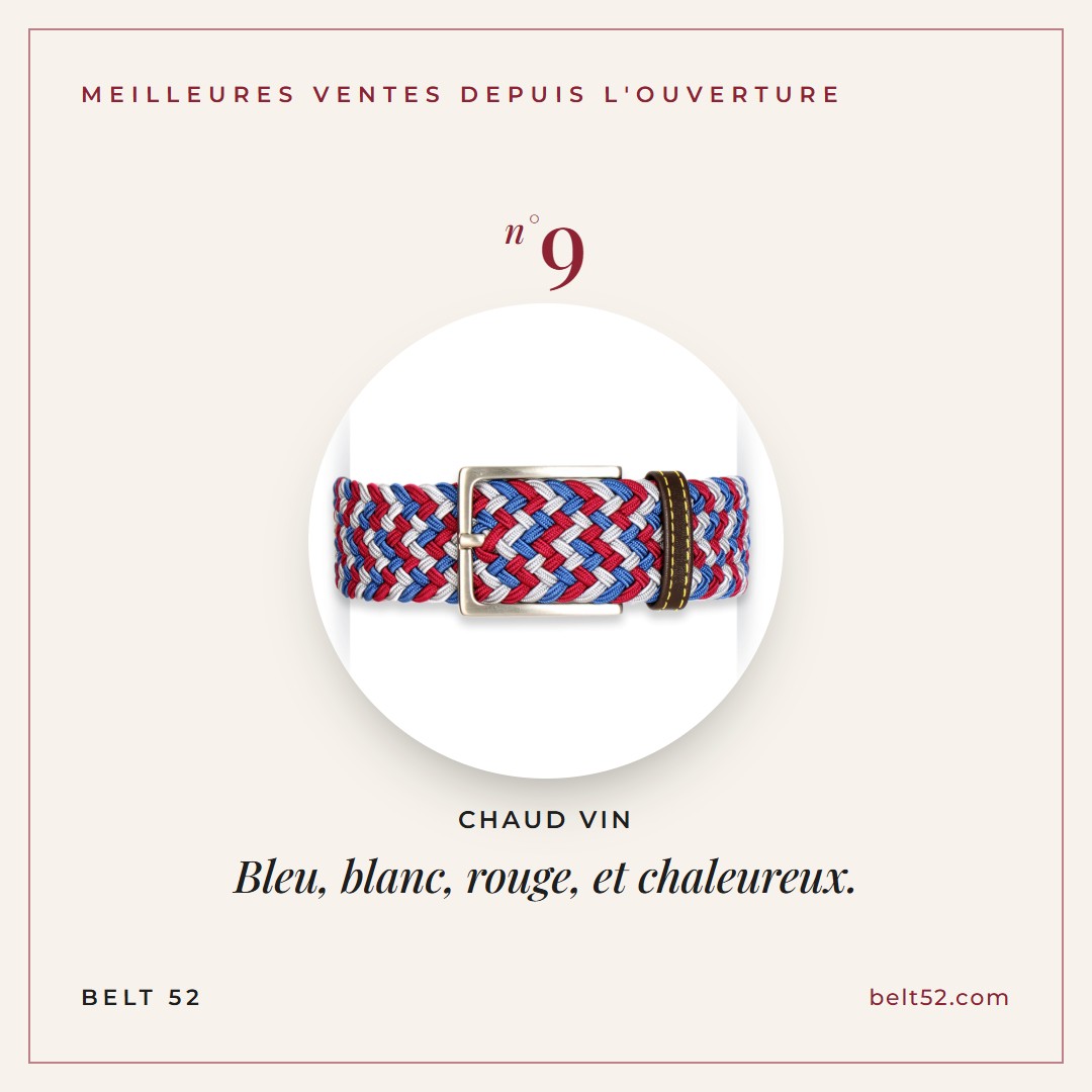 Bleu, blanc, rouge, et chaleureux.